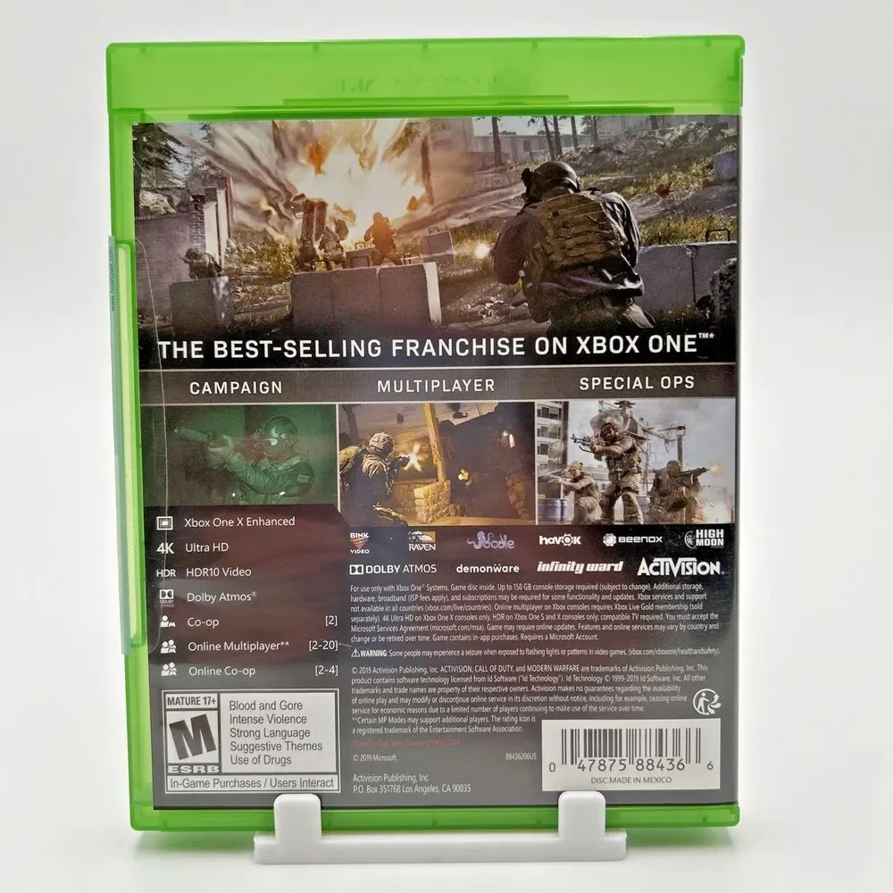 Call of Duty Modern Warfare Xbox One Tested Xbox One X Enhanced 4k